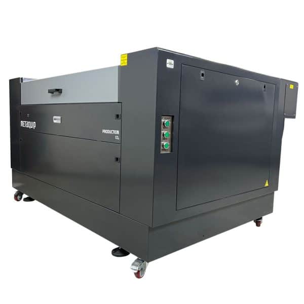 Dispositivo Láser de CO2 para grabar y cortar una gran cantidad de materiales.