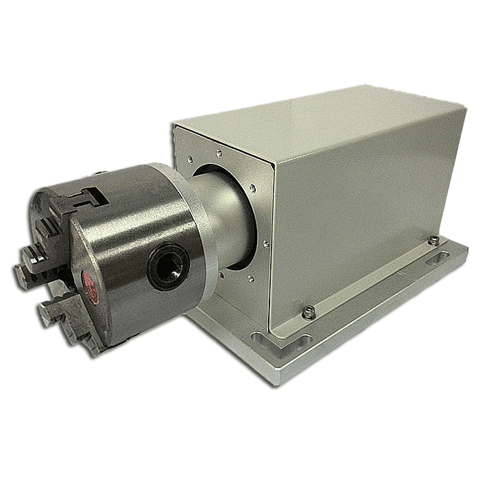 Máquina de grabado láser de fibra con módulo de rotación