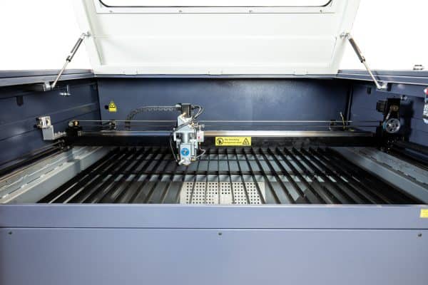 MQ1390C High-Power CO2 Combi metal madera plástico plástico cortador láser en el interior