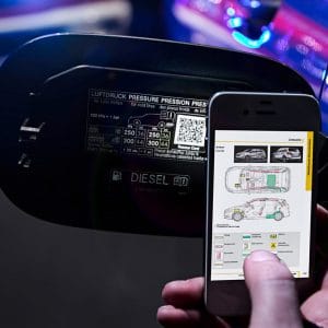 Código QR de trazabilidad de productos para la industria automotriz.