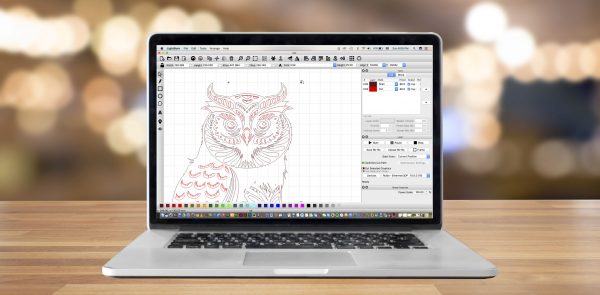 Software láser Lightburn para máquinas láser