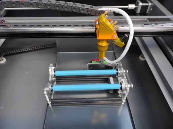 módulo de rotación LITE2 + máquina láser co2