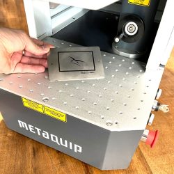 Pieza de trabajo de la máquina de grabado láser de fibra