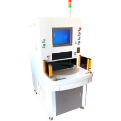 Máquina de grabado de botellas para producción en volumen.