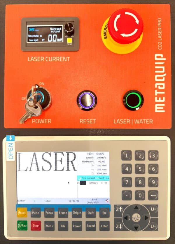 Interfaz láser de CO2 profesional